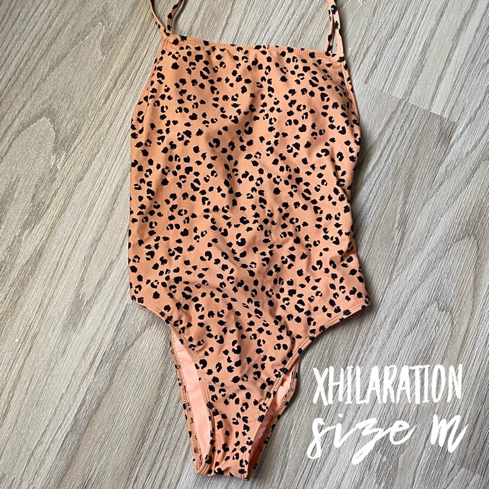 Cheetah Print Swim Suit SOLD